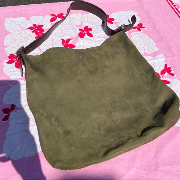 Coach Bags Coach Olive Suede Hobo Bag Poshmark